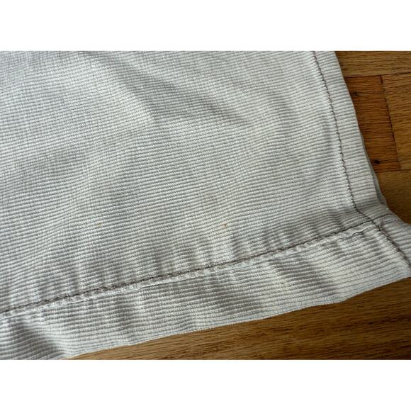 Gap Cream Stretch Corduroy Flare Pants Size 16 90's Y2K Western Boho Grunge - Picture 7 of 12